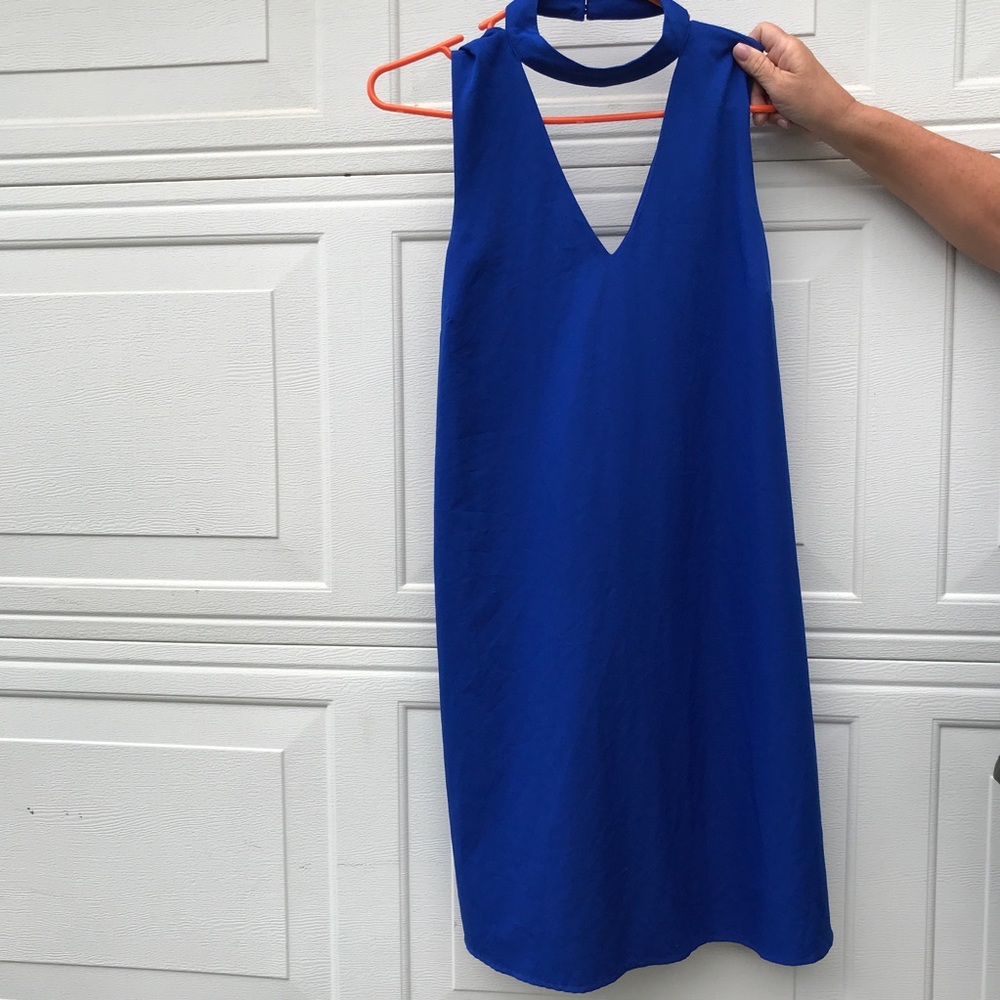 Royal Blue Shift Dress